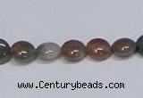 CAB448 15.5 inches 8mm flat round indian agate gemstone beads