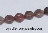 CAB450 15.5 inches 10mm rhombic indian agate gemstone beads