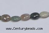 CAB456 15.5 inches 8*10mm oval indian agate gemstone beads wholesale