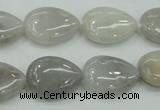 CAB908 15.5 inches 13*18mm flat teardrop natural crazy agate beads