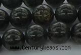 CAE05 15.5 inches 12mm round astrophyllite beads wholesale