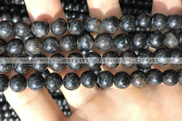 CAE306 15.5 inches 8mm round astrophyllite gemstone beads