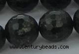 CAE42 15.5 inches 20mm faceted round astrophyllite beads wholesale