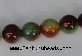 CAG1002 15.5 inches 12mm round rainbow agate beads wholesale