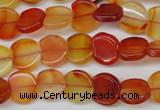 CAG1651 15.5 inches 11*12mm heart red agate gemstone beads