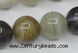 CAG1827 15.5 inches 18mm round Chinese botswana agate beads