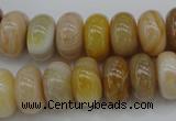 CAG4332 15.5 inches 8*14mm rondelle botswana agate gemstone beads