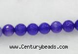 CAG437 5pcs 8mm&10mm&12mm faceted round violet agate beads wholesale