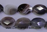 CAG4464 15.5 inches 13*18mm faceted oval botswana agate beads