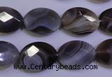 CAG4465 15.5 inches 15*20mm faceted oval botswana agate beads