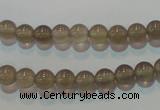 CAG5240 15.5 inches 6mm round Brazilian grey agate beads wholesale