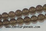 CAG5241 15.5 inches 8mm round Brazilian grey agate beads wholesale