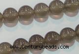 CAG5242 15.5 inches 10mm round Brazilian grey agate beads wholesale