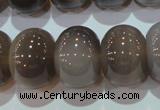 CAG5254 15.5 inches 15*20mm rondelle Brazilian grey agate beads