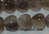 CAG5263 15.5 inches 16*16mm heart Brazilian grey agate beads