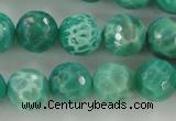 CAG5310 15.5 inches 6mm faceted round peafowl agate gemstone beads