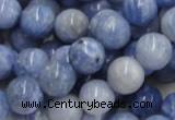 CAG555 16 inches 14mm round blue agate gemstone beads wholesale