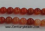 CAG5560 15.5 inches 4mm round natural fire agate beads wholesale