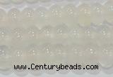 CAG6521 15.5 inches 5*8mm rondelle Brazilian white agate beads