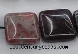 CAG6781 15.5 inches 18*18mm square Indian agate beads wholesale