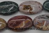 CAG6799 15.5 inches 18*25mm oval Indian agate beads wholesale