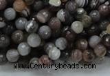 CAG743 15.5 inches 6mm faceted round botswana agate beads wholesale