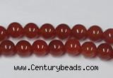 CAG7857 15.5 inches 6mm round red agate beads wholesale