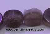 CAG8435 15.5 inches 20mm coin grey druzy agate gemstone beads