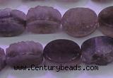 CAG8441 15.5 inches 10*14mm oval grey druzy agate gemstone beads