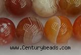 CAG9565 15.5 inches 14mm round red botswana agate gemstone beads