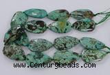 CAG9619 15.5 inches 30*45mm - 35*50mm freeform ocean agate beads