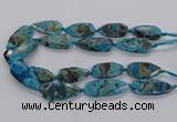 CAG9650 15.5 inches 20*40mm - 20*45mm freeform ocean agate beads