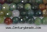 CAG9831 15.5 inches 6mm faceted round Indian agate beads