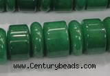 CAJ12 15.5 inches 6*18mm & 12*18mm rondelle green aventurine beads