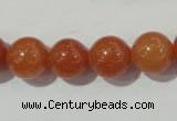 CAJ354 15.5 inches 12mm round red aventurine beads wholesale