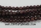 CAJ450 15.5 inches 4mm round purple aventurine beads wholesale