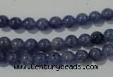 CAJ501 15.5 inches 6mm round blue aventurine beads wholesale