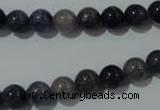 CAJ502 15.5 inches 8mm round blue aventurine beads wholesale