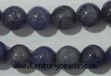 CAJ504 15.5 inches 12mm round blue aventurine beads wholesale