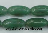 CAJ53 15.5 inches 12*26mm rice green aventurine jade beads wholesale