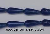 CAJ573 15.5 inches 7*18mm teardrop blue aventurine beads wholesale