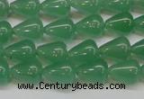 CAJ631 15.5 inches 8*10mm teardrop green aventurine beads