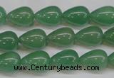 CAJ632 15.5 inches 10*14mm teardrop green aventurine beads
