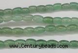 CAJ640 15.5 inches 4*6mm rice green aventurine beads