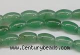 CAJ642 15.5 inches 6*9mm rice green aventurine beads