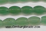 CAJ652 15.5 inches 8*12mm hexahedron green aventurine beads