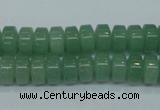 CAJ68 15.5 inches 5*10mm tyre green aventurine beads wholesale