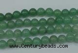 CAJ71 15.5 inches 6mm round green aventurine beads wholesale