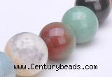CAM08 15.5 inches round different sizes natural amazonite beads
