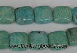 CAM1027 15.5 inches 14*14mm square natural Russian amazonite beads